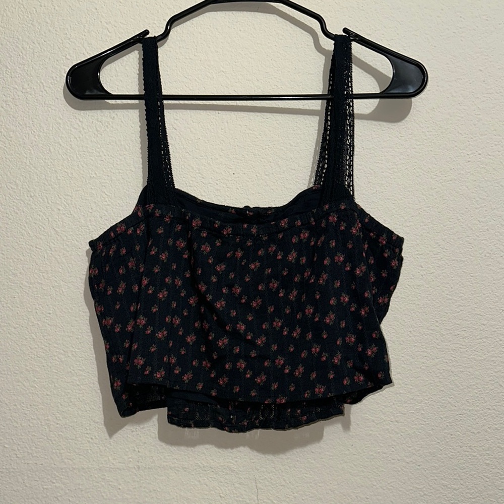 American Eagle Outfitters Blue Sleeveless Bustier Tank Top / box 50 - Picture 5 of 7